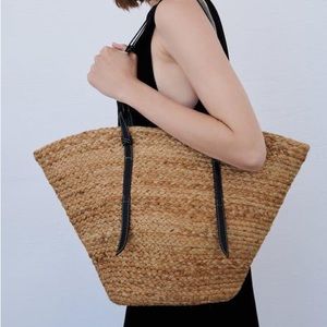ZARA straw basket bag